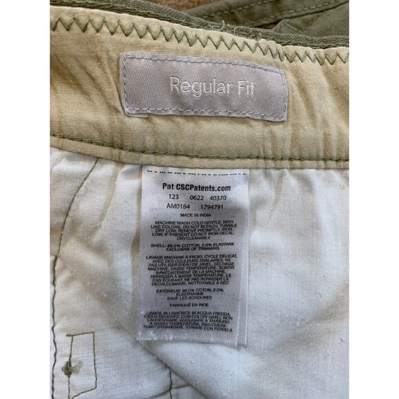 Columbia Chino Shorts‎ Mens 38x10 Flat Front Canvas Hiking Camping Outdoors - Picture 9 of 9